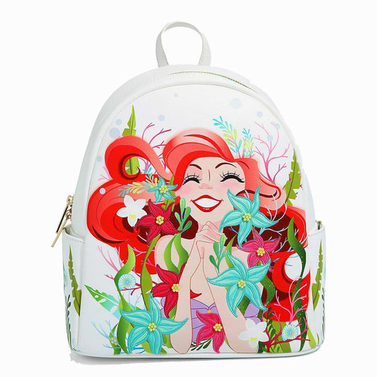 Danielle Nicole Disney The Little Mermaid Ariel Floral Mini Backpack