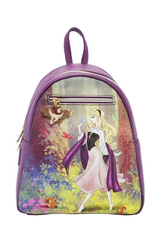 Loungefly Disney Sleeping Beauty Aurora Illustration Mini Backpack