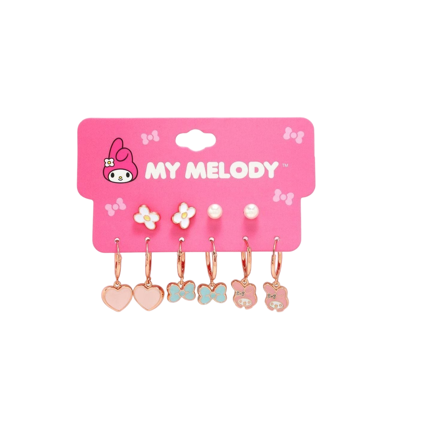 Sanrio My Melody Kawaii Cute Earrings Set of 5x