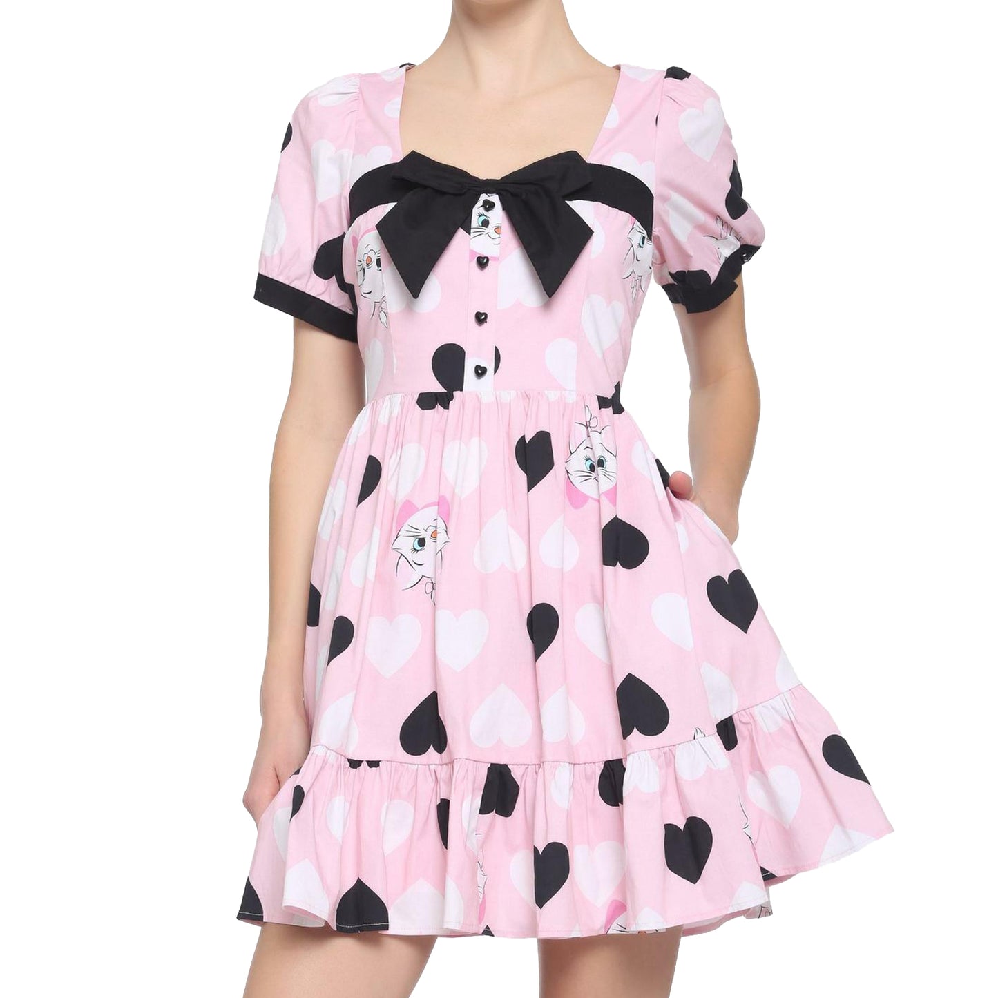 Disney The Aristocats Marie Collared Heart Dress XS & S