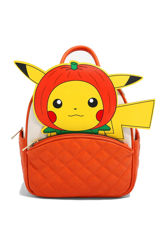 Bioworld Pikachu Pumpkin costume Figural Cosplay Mini Backpack