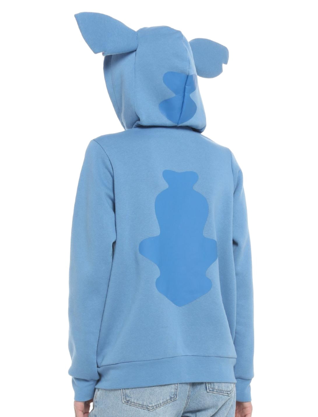 Disney Lilo & Stitch Ears Hood Blue Hoodie S, M, L, XL