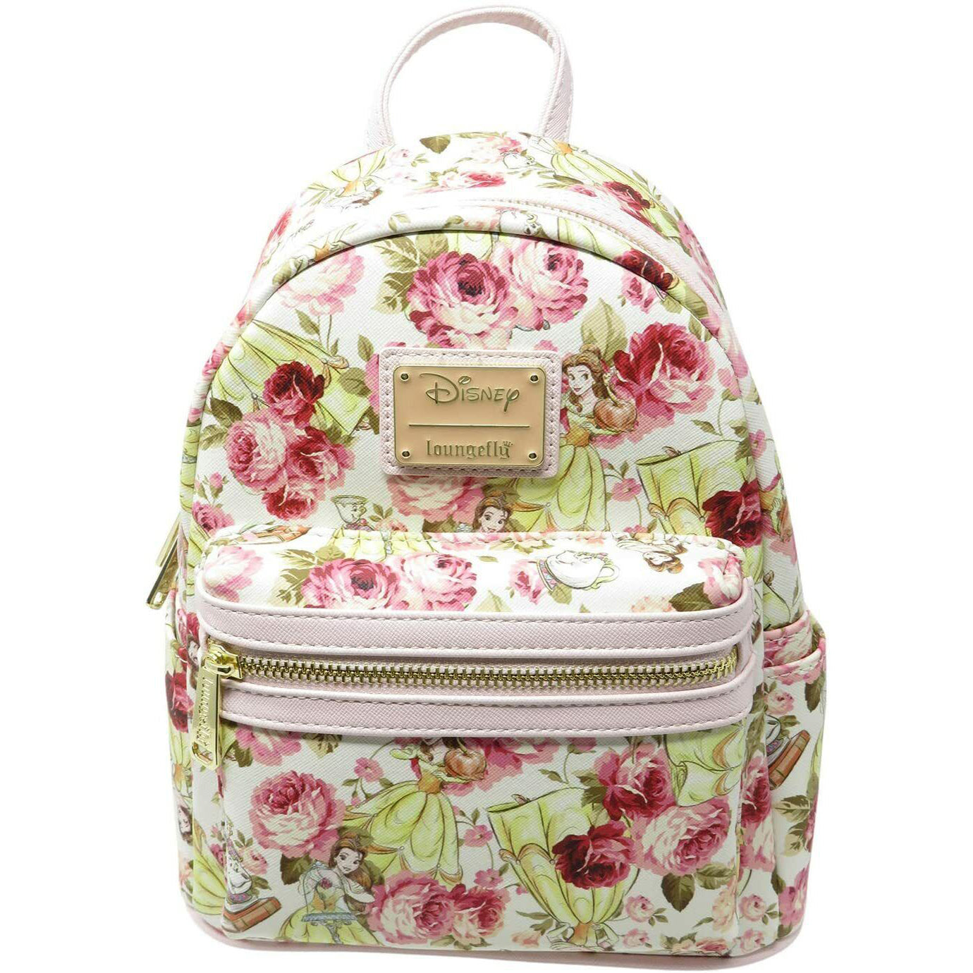 Loungefly Disney Beauty and The Beast Belle Floral Mini Backpack