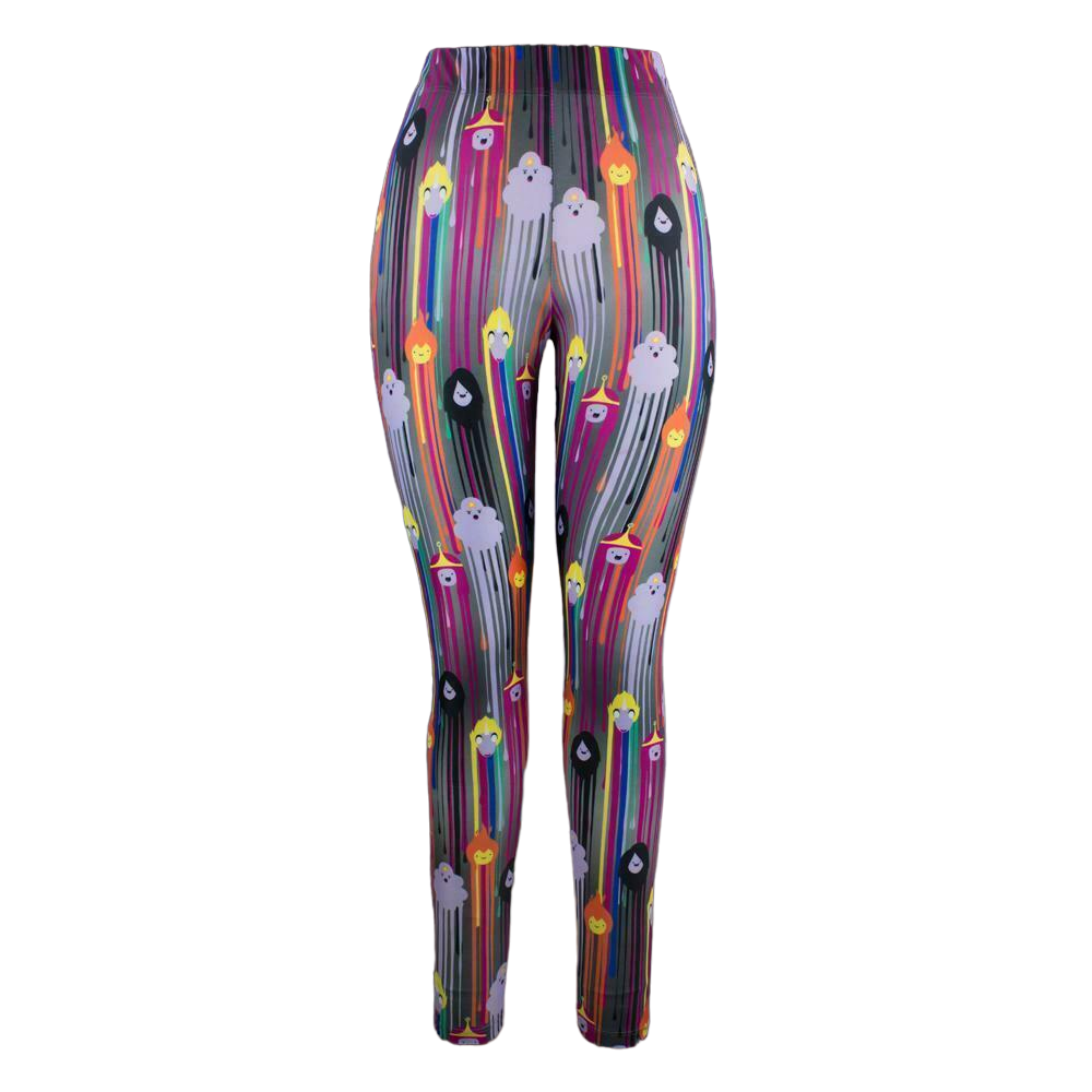 Adventure Time Princess Bubblegum, Marceline, Flame Princess, Rainicorn Leggings S, M, L. XL