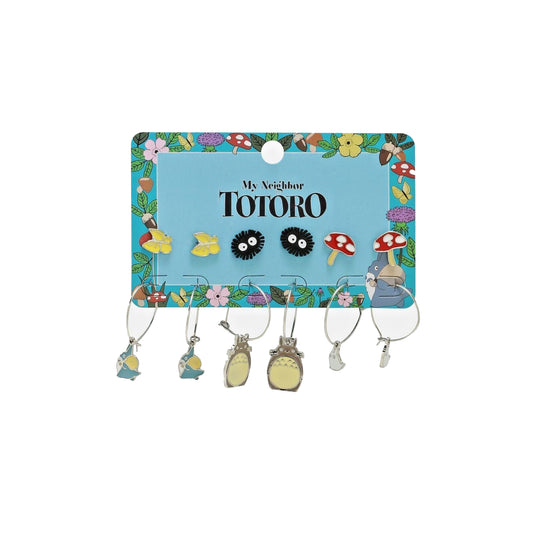 Studio Ghibli My Neighbor Totoro Hoop & Stud Earring Set