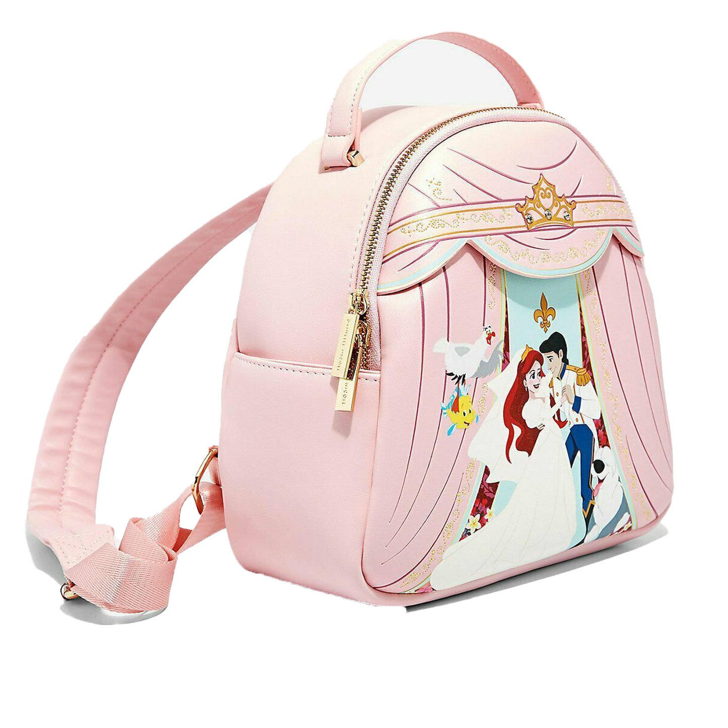 Danielle Nicole The Little Mermaid Ariel & Eric Wedding Scene Mini Backpack NEW