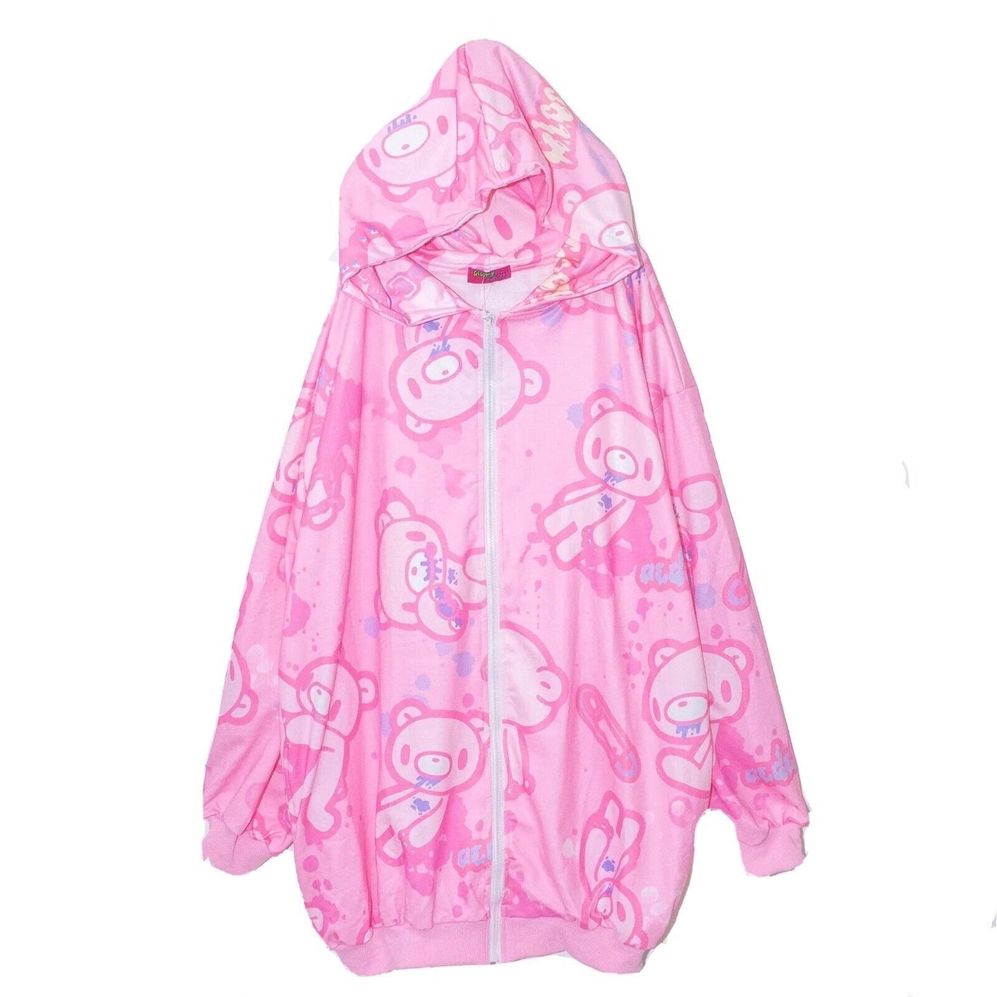 Gloomy Bear Hoodie Goth Emo Punk Raver Skater Cute Oversized Hoodie XL