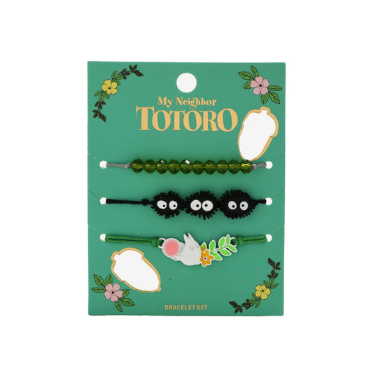 Studio Ghibli My Neighbor Totoro Soot Sprite Set of 3 Bracelets