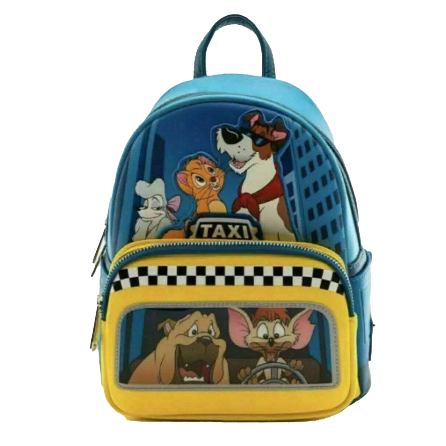 Disney Loungefly Exclusive Oliver & Company Taxi Ride Mini Backpack