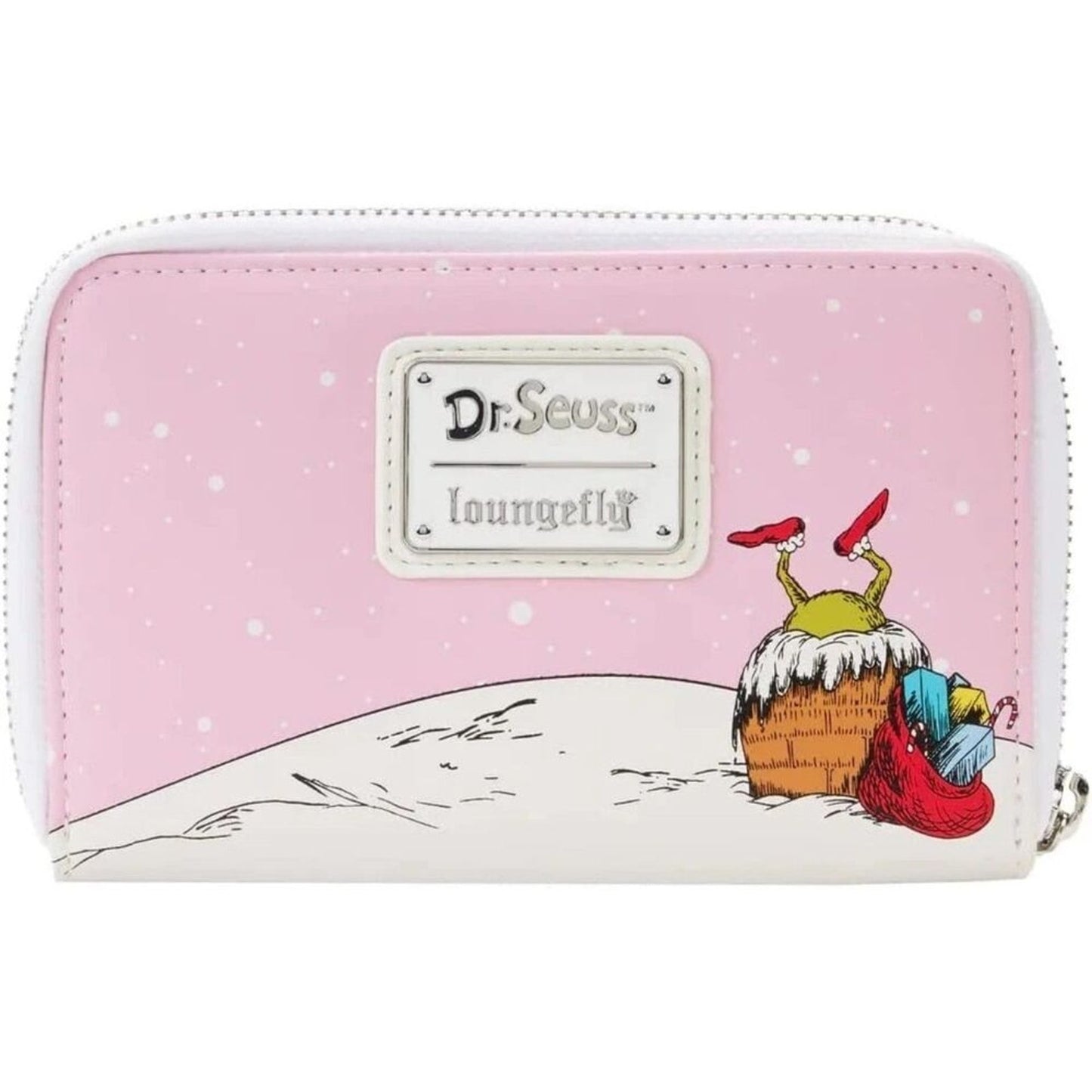 Loungefly Dr Seuss The Grinch Who Stole Christmas Sleigh Zip Around WalleT