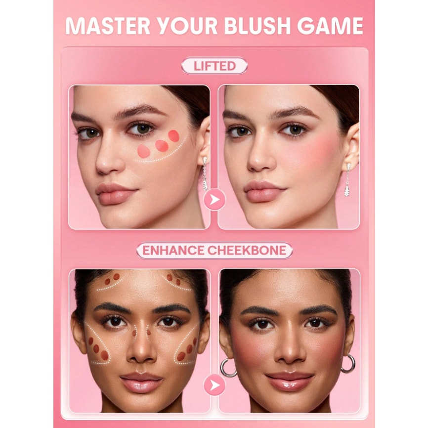 SHEGLAM Liquid Blush “Hush Hush” | Matte Nude Pink | Vitamin C Infused