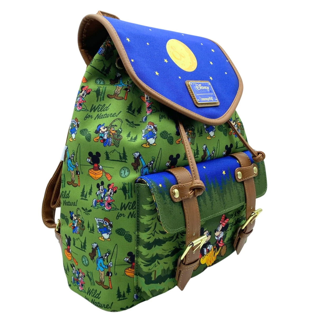 Loungefly Disney Minnie & Mickey Mouse Camping Rucksack Mini Backpack