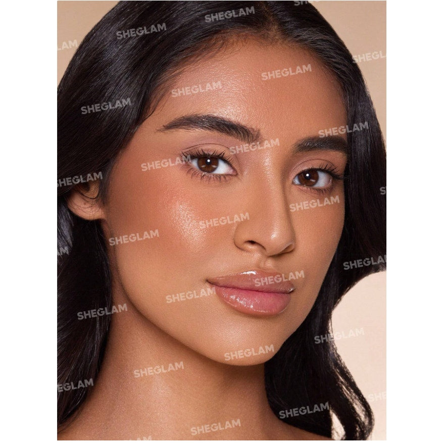 SHEGLAM Liquid Shimmer Bronzer – Mud Pie | Medium to Deep Skin | Rich Neutral