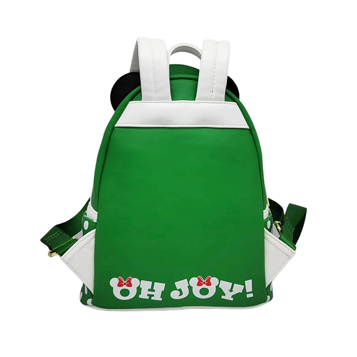 Loungefly Disney Christmas Holiday Polka Dot Elf Minnie Mouse Mini Backpack