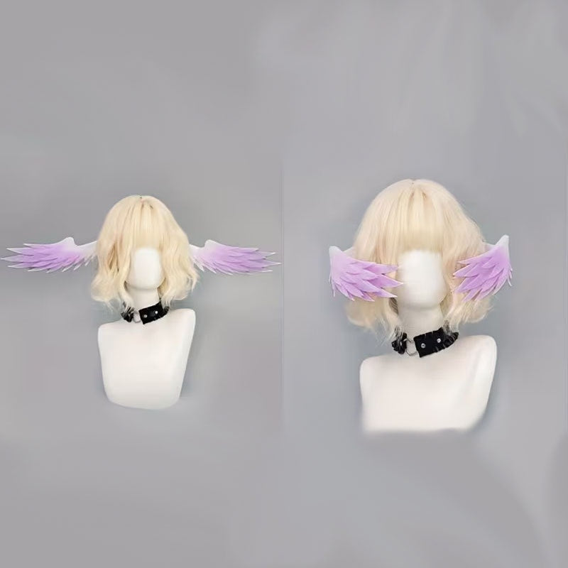 6x Angel Wings lightweight Foam Anime Cosplay Prop Headpiece Hair Clips