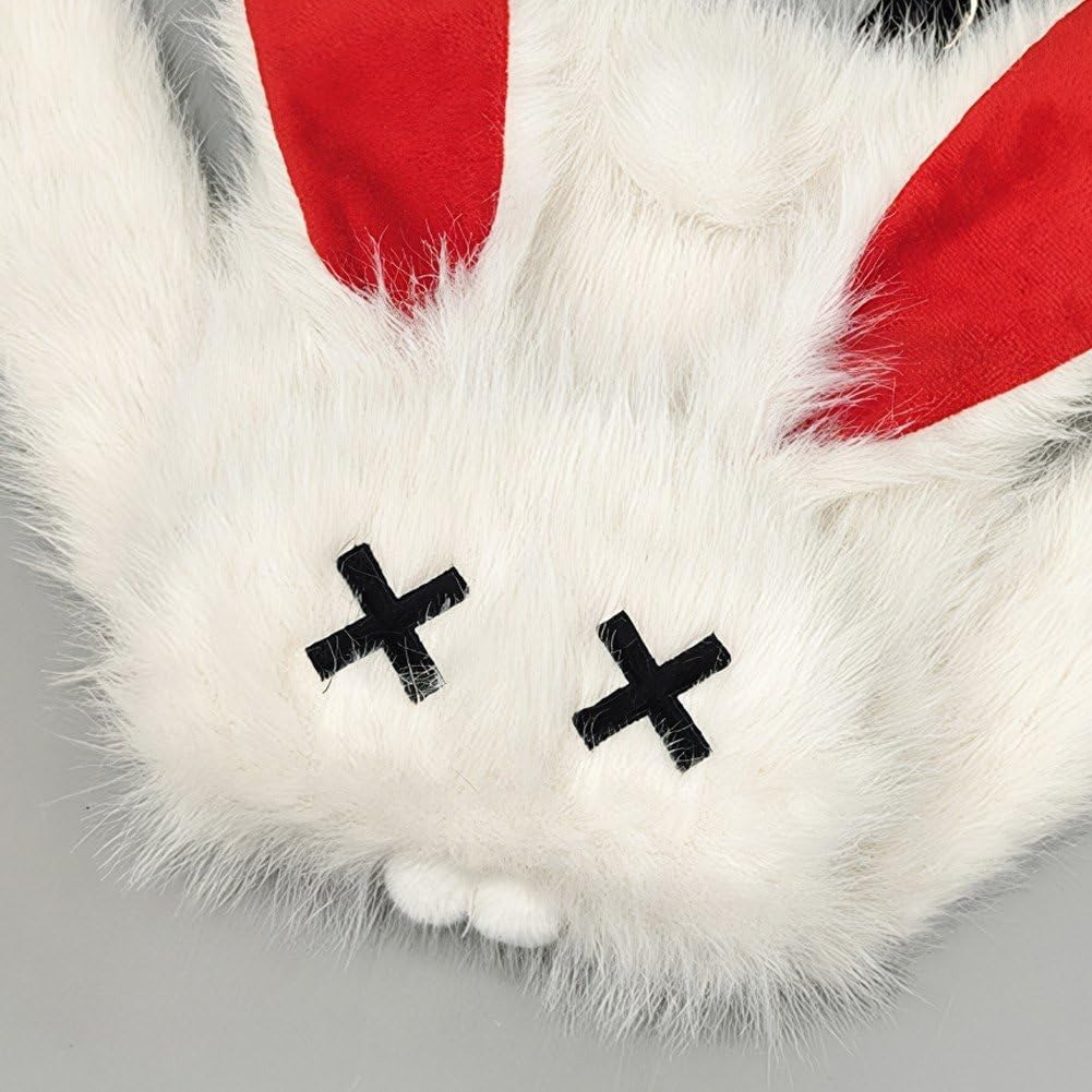 Goth Emo Punk Kawaii Bunny Rabbit Ears Fuzzy Furry Y2K Mini Backpack Bag