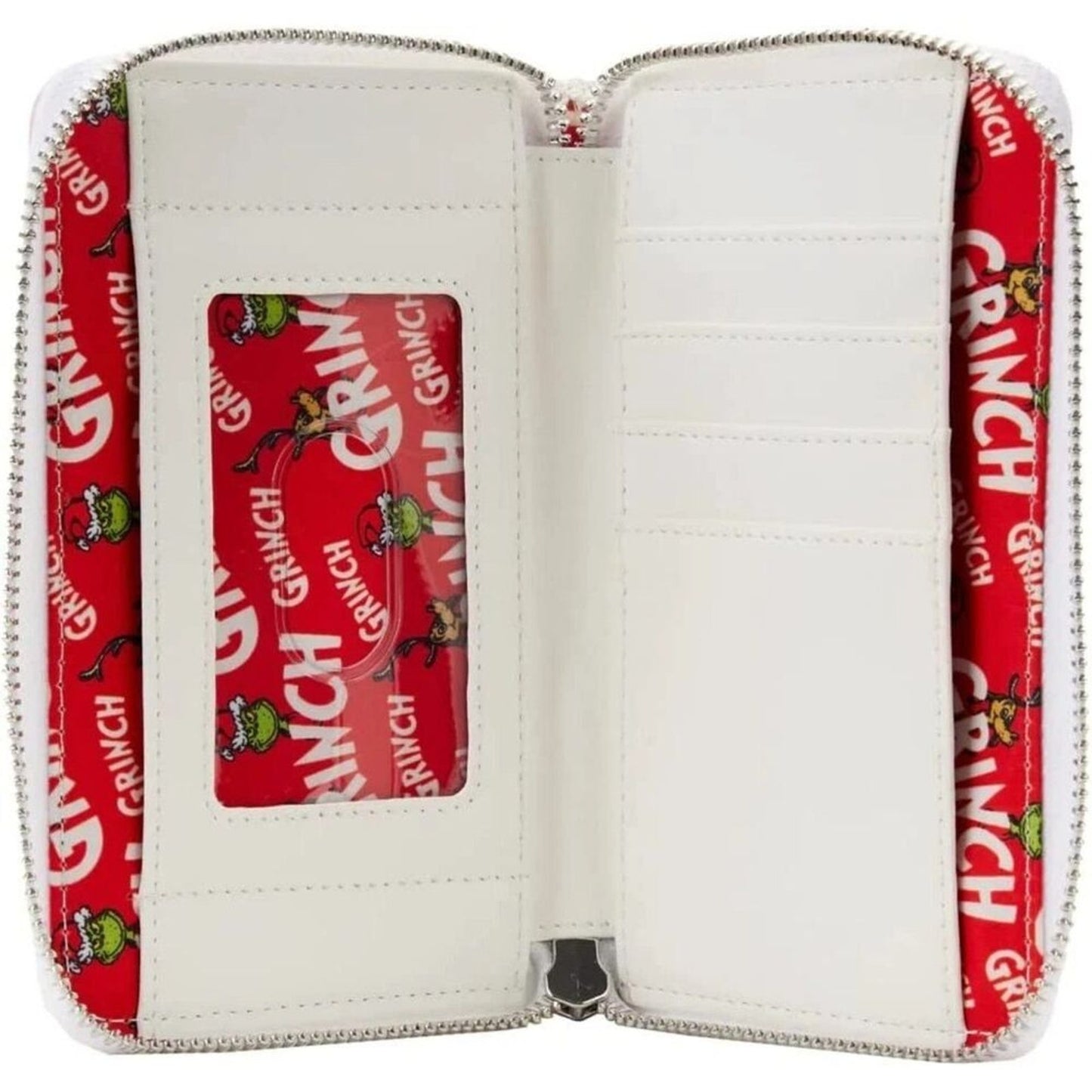 Loungefly Dr Seuss The Grinch Who Stole Christmas Sleigh Zip Around WalleT