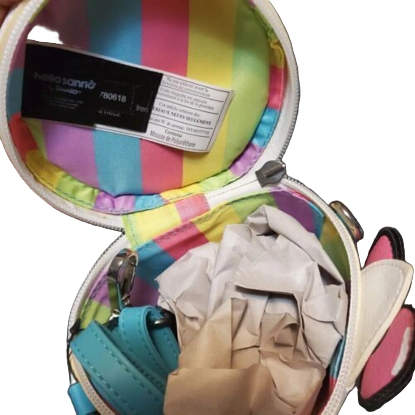 Loungefly OG HEART LOGO Hello Kitty Drink Crossbody Bag Purse