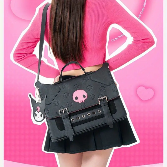 Sanrio Hello Kitty Kuromi Faux Leather Purse Bag School bag Crossbody