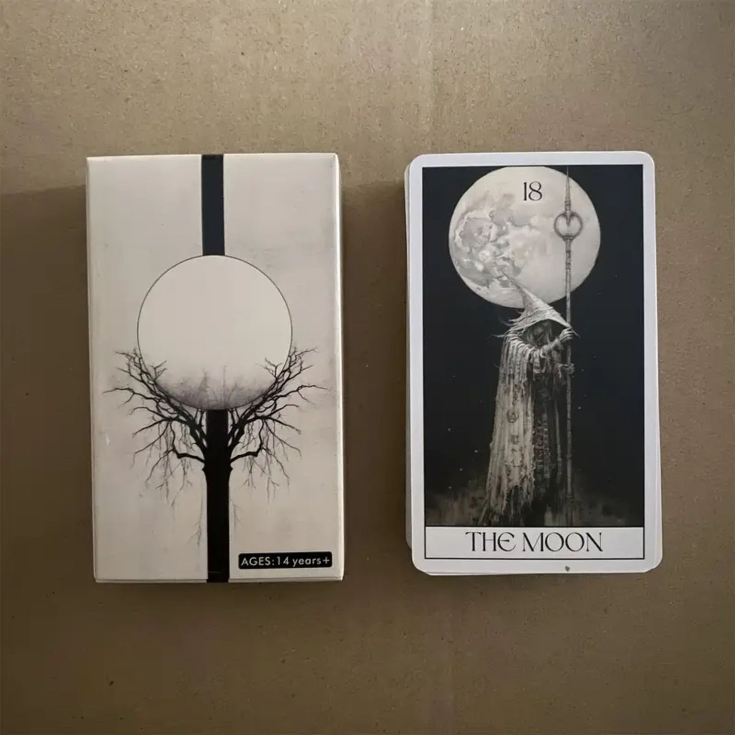 Dark Aesthetic Gothic Horror Movie Inspired Fantasy Tarot Cards Deck