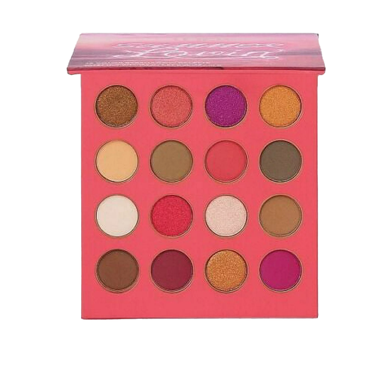 BH Cosmetics Summer Lovin’ 16 Color Eye Shadow Palette Matte Shimmer Shades