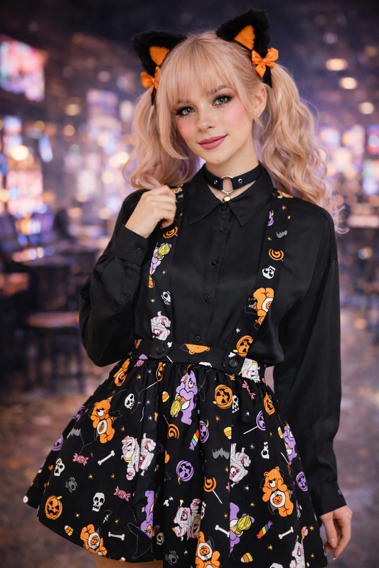 Care Bears Halloween Candy Suspender Skirt