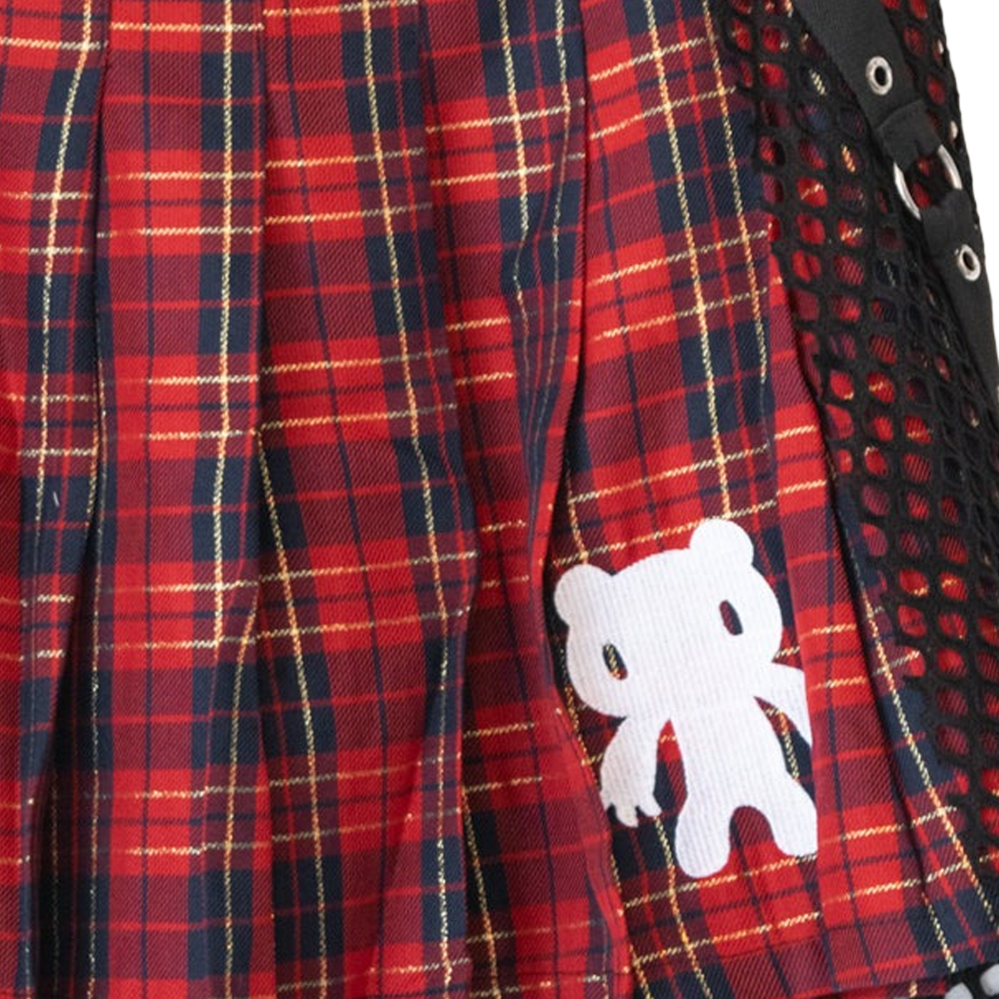 ACDC RAG Gloomy Bear Dark Pleated Japanese Goth Skirt