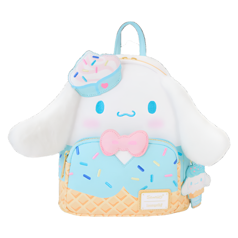 Loungefly SDCC Sanrio Cinnamoroll Ice Cream Scented Plush Cosplay Mini Backpack