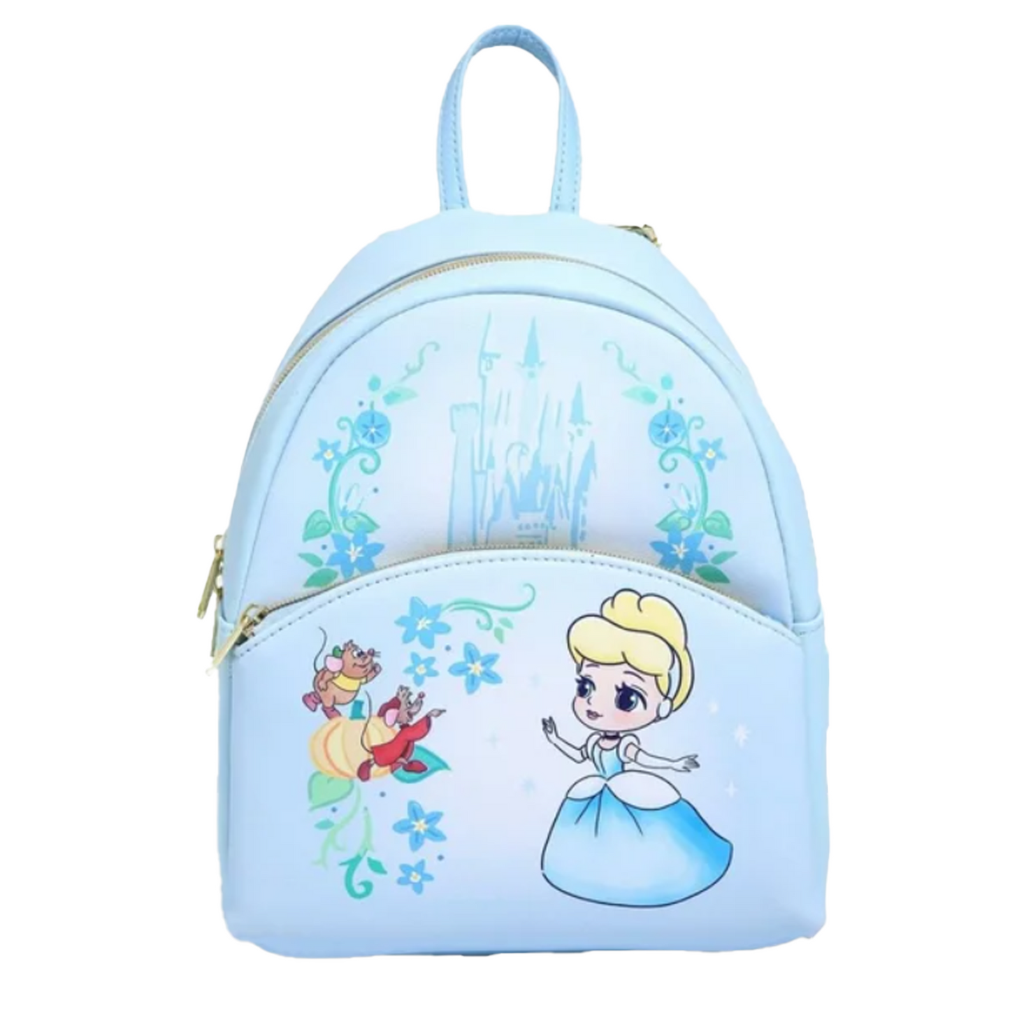 Disney Loungefly Cinderella Gus Gus Jaq Chibi Mini Backpack