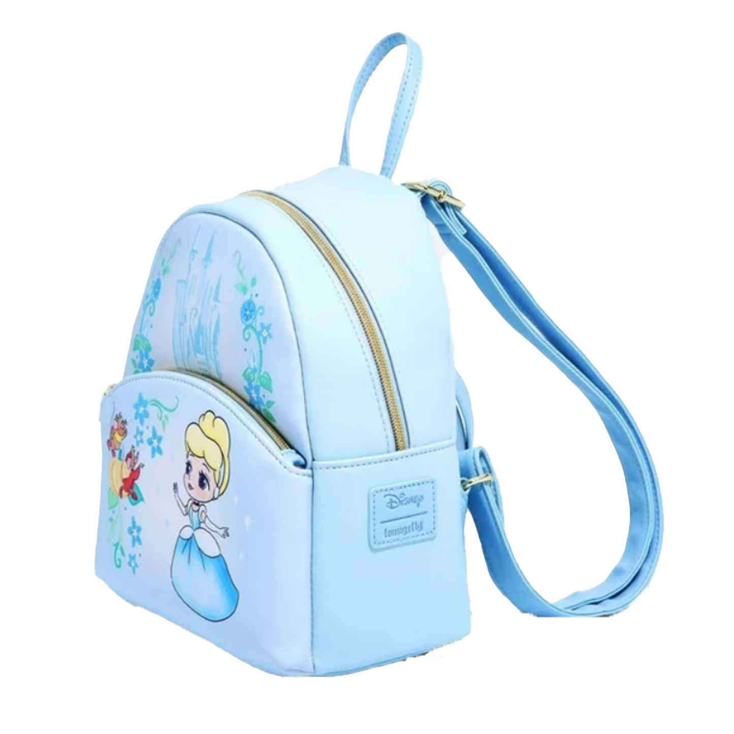 Disney Loungefly Cinderella Gus Gus Jaq Chibi Mini Backpack