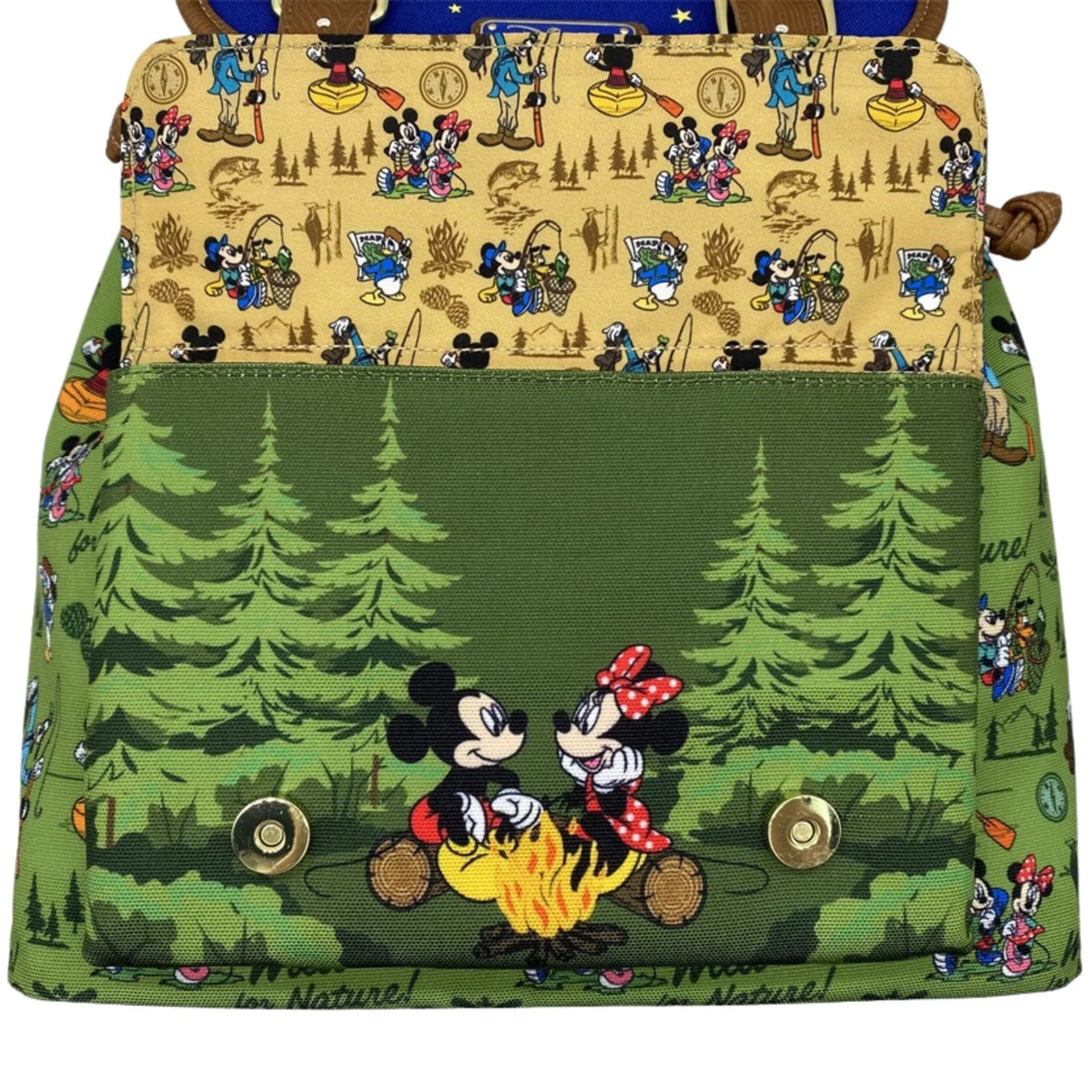 Loungefly Disney Minnie & Mickey Mouse Camping Rucksack Mini Backpack