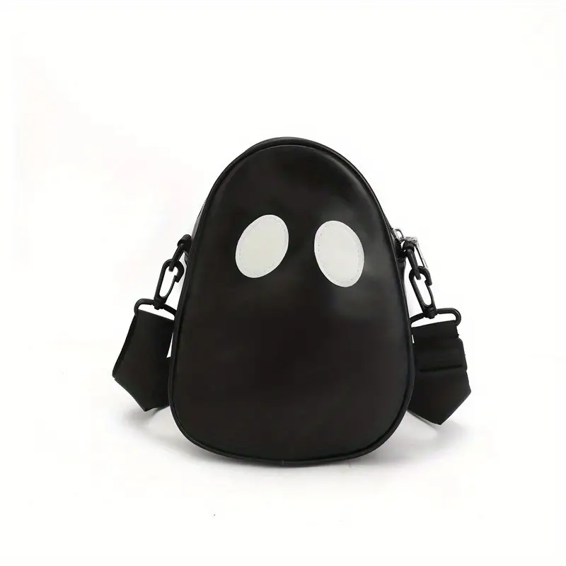 Wicked Silk Cute, Emo, Kawaii, Spooky Ghost Crossbody Purse