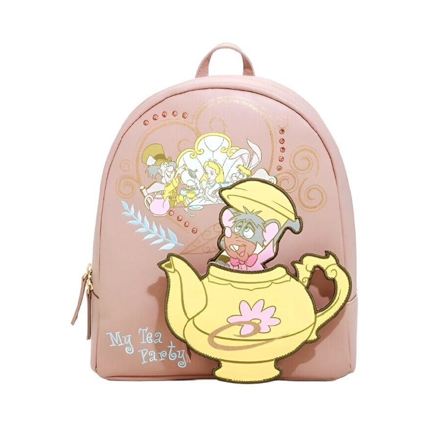 Danielle Nicole Disney Alice In Wonderland Mad Hatter Tea Party Mini Backpack