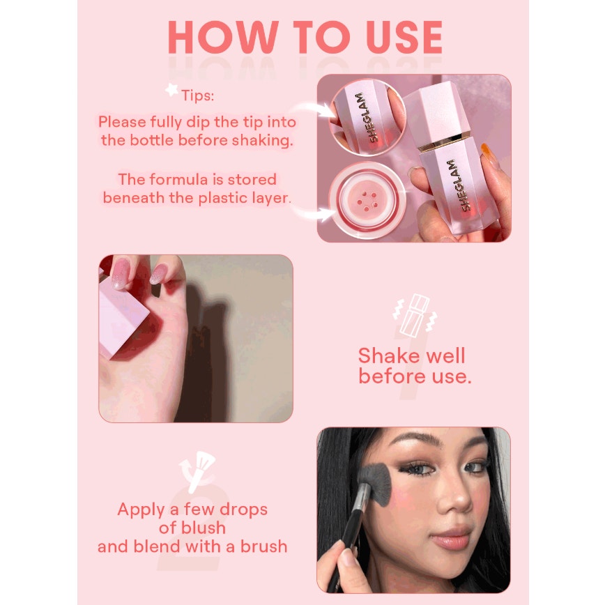 SHEGLAM Liquid Blush “Hot Topic” | Coral Pink Matte | Vitamin C Infused
