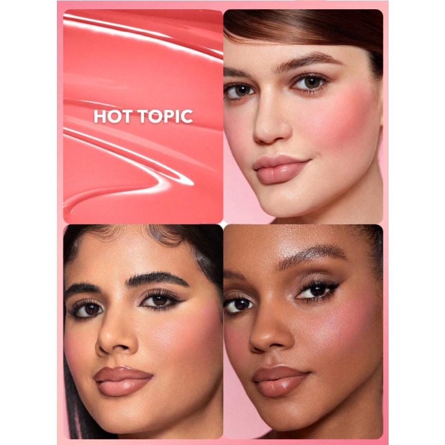 SHEGLAM Liquid Blush “Hot Topic” | Coral Pink Matte | Vitamin C Infused
