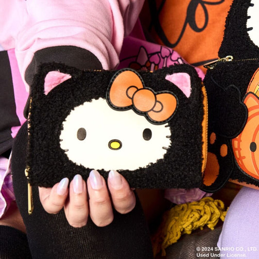 Loungefly Sanrio Hello Kitty Sherpa Glow in the Dark Wallet