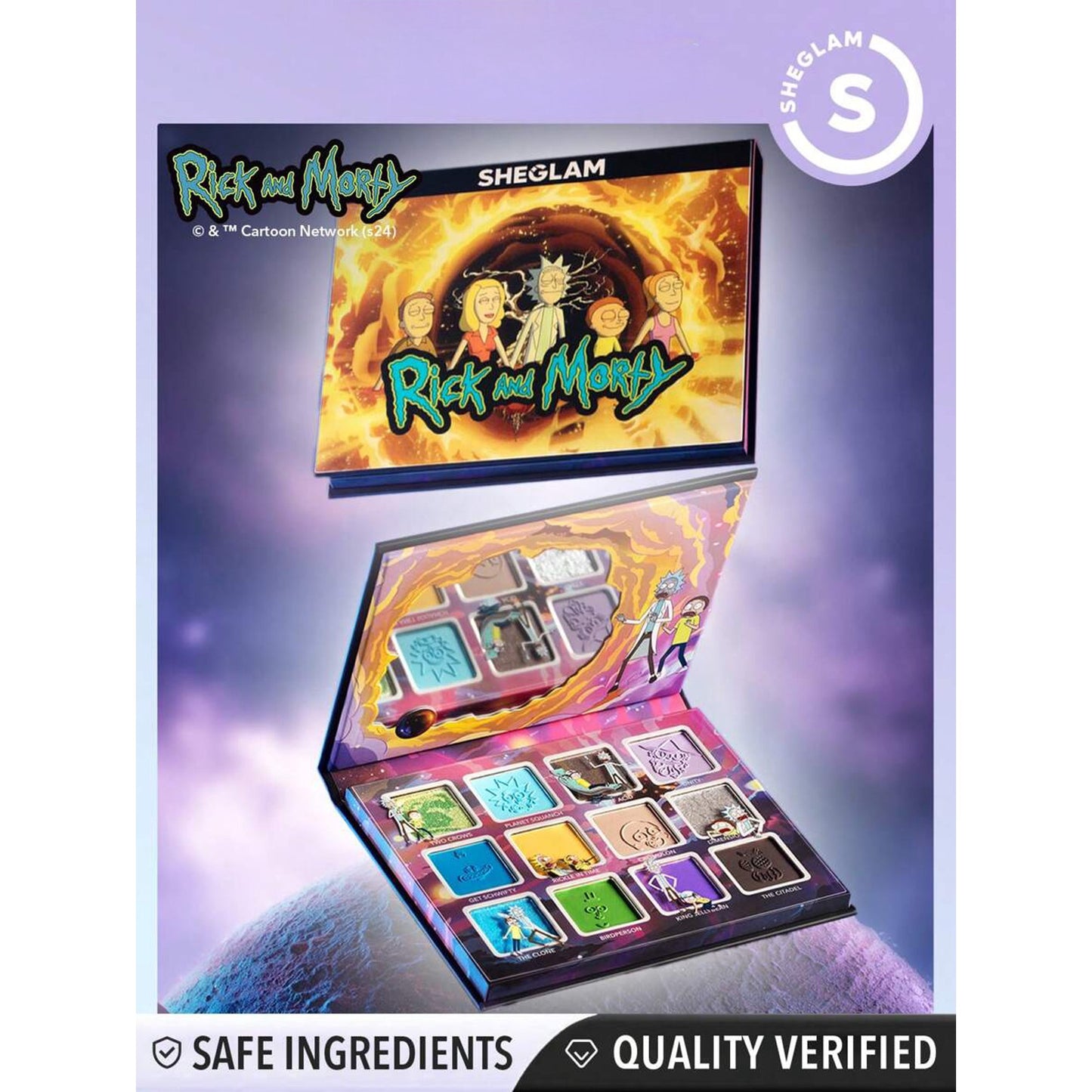 Rick and Morty The Meaning(Lessness) Of Life 12 Shade Eyeshadow Palette