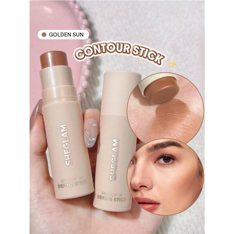 SHEGLAM Snatch & Define Contour Stick - Golden Sun | Neutral Cream Contour