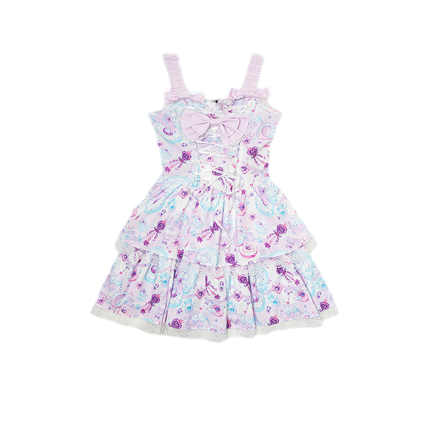 Kawaii Lolita Japanese style purple dress