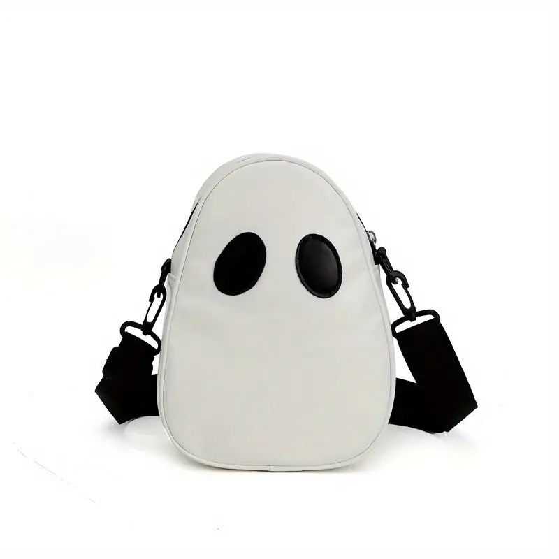 Wicked Silk Cute, Emo, Kawaii, Spooky Ghost Crossbody Purse