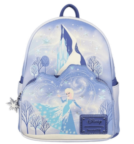 Loungefly Disney Frozen Elsa castle with Olaf Mini Backpack