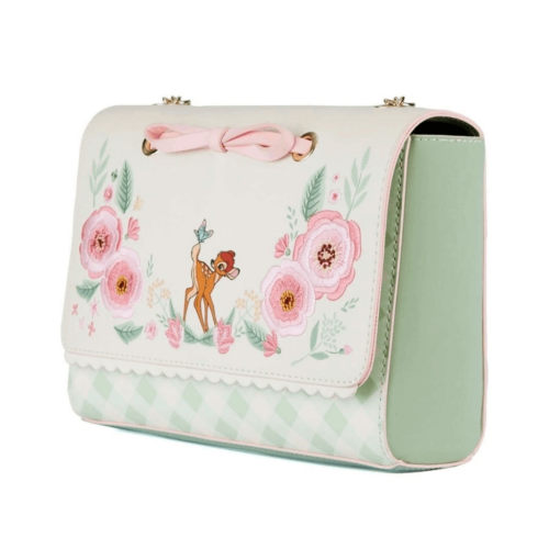 Loungefly Disney Bambi Spring Time Gingham Crossbody Bag