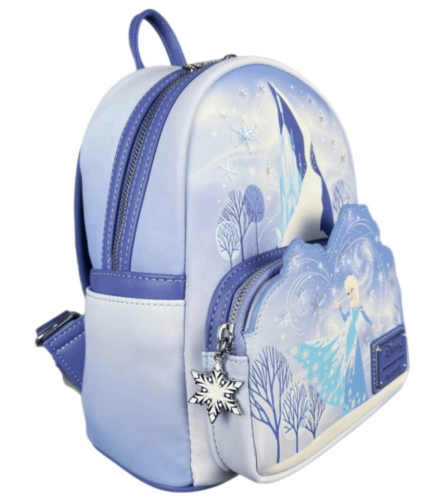 Loungefly Disney Frozen Elsa castle with Olaf Mini Backpack