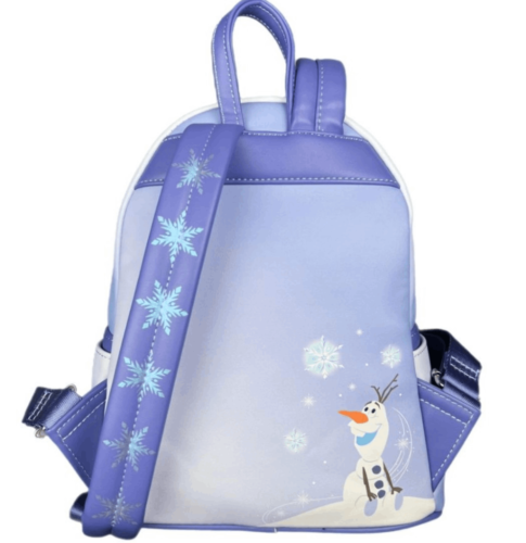 Loungefly Disney Frozen Elsa castle with Olaf Mini Backpack