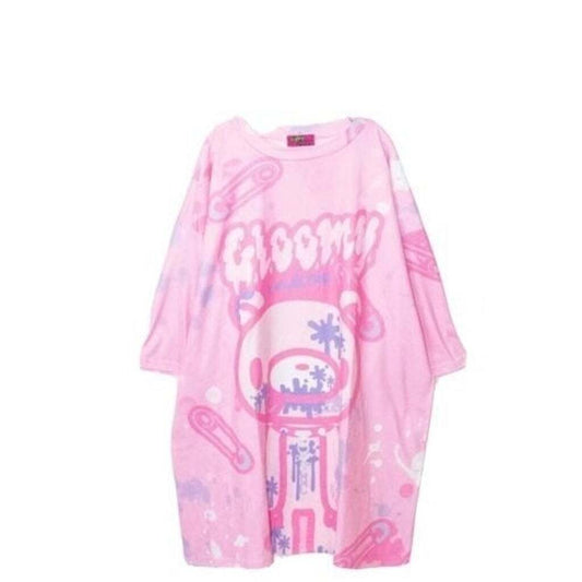 Gloomy Bear Pink & Purple XXL T shirt Mens Unisex Sizing