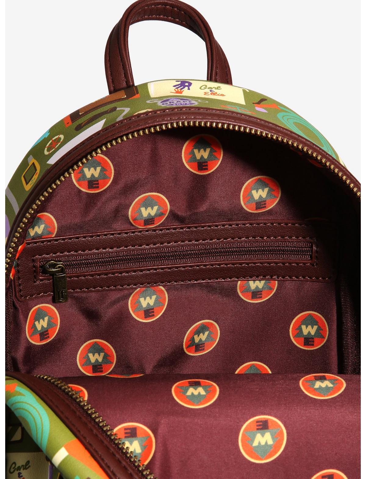 Disney Pixar Up Loungefly Backpack Dug Knick Knacks Pattern Bag