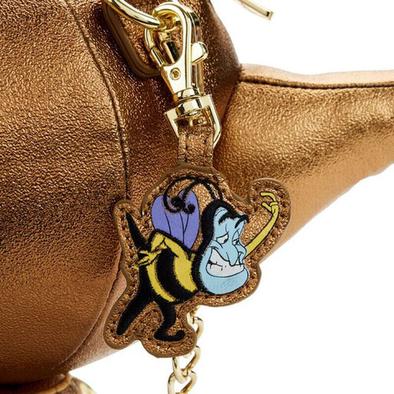 Disney Loungefly Stitch Shoppe Aladdin Genie Lamp Crossbody Bag