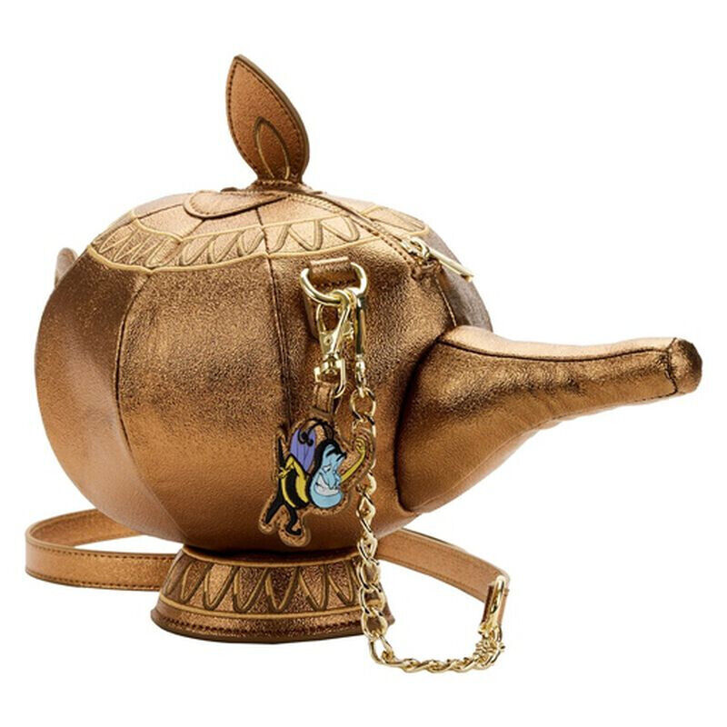 Disney Loungefly Stitch Shoppe Aladdin Genie Lamp Crossbody Bag