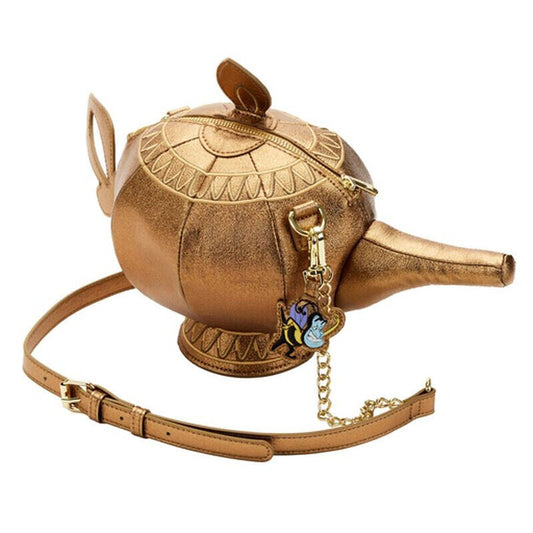 Disney Loungefly Stitch Shoppe Aladdin Genie Lamp Crossbody Bag