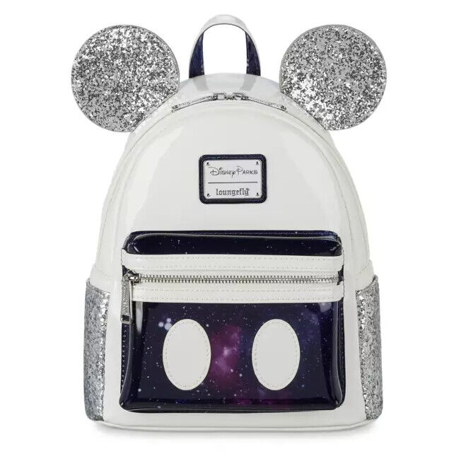 Disney Parks Loungefly 50th Mickey Mouse Space Mountain Mini Backpack